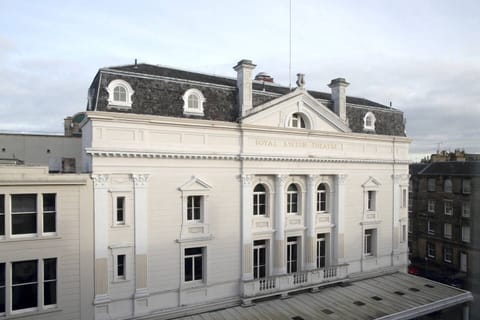 The Royal Lyceum Theatre is directly across the road from the apartment