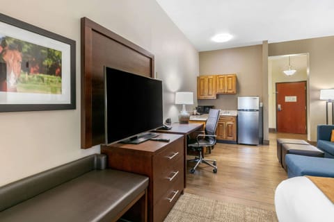 Suite, Multiple Beds, Non Smoking (Upgrade) | Pillowtop beds, desk, laptop workspace, blackout drapes