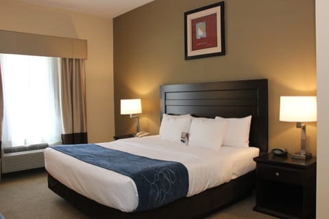 Suite, 1 King Bed with Sofa bed, Non Smoking, Jetted Tub | Desk, blackout drapes, iron/ironing board, free WiFi