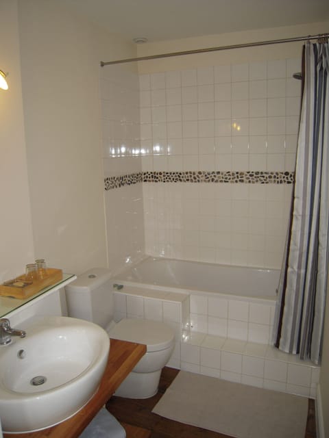 Triple Room (Senséenne) | Bathroom | Shower, free toiletries, hair dryer, towels