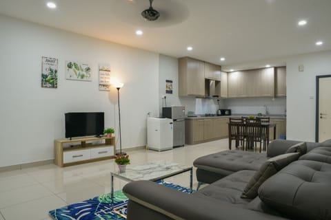 Family Apartment, 3 Bedrooms, Non Smoking | Living area | 40-inch flat-screen TV with cable channels, TV