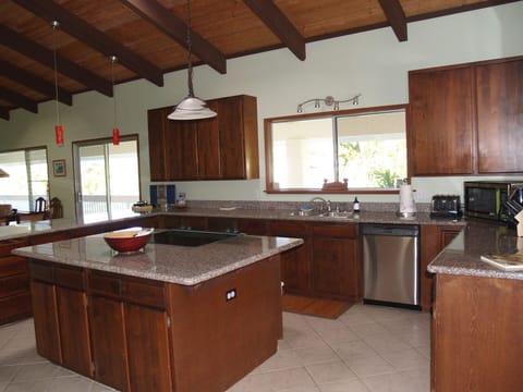 Kitchen with tons of counterspace and most things you want to cook your own meal