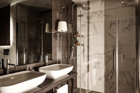 Deluxe Suite | Bathroom | Shower, free toiletries, hair dryer, bathrobes