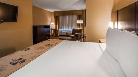 Standard Room, 1 King Bed, Non Smoking, Refrigerator | 1 bedroom, Egyptian cotton sheets, premium bedding, in-room safe