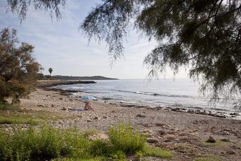 Beach nearby, white sand