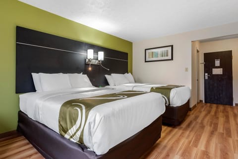 Standard Room, 2 Queen Beds, Non Smoking | Iron/ironing board, free WiFi, bed sheets