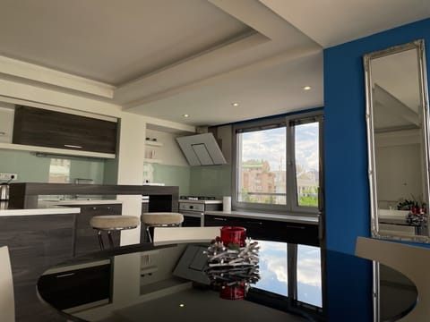 Exclusive Apartment, 2 Bedrooms, Balcony | Private kitchen | Full-size fridge, stovetop, dishwasher, coffee/tea maker