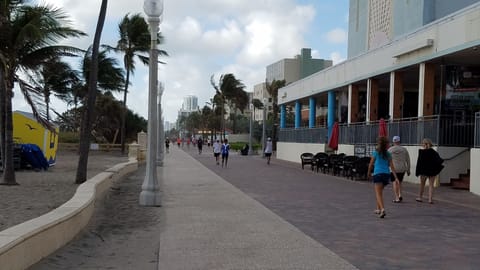 Hollywood beach boardwalk