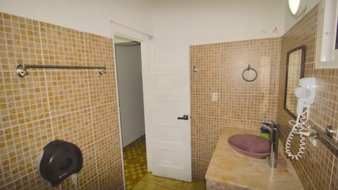 Deluxe Double Room, 1 Queen Bed, Non Smoking | Bathroom | Shower, hair dryer, towels