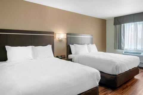 Standard Room, 2 Queen Beds, Non Smoking | Premium bedding, desk, blackout drapes, soundproofing