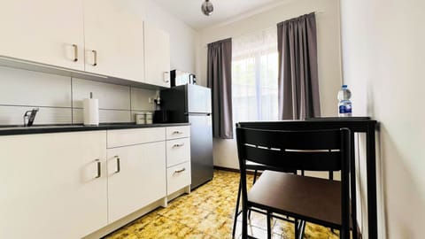 Comfort Apartment, 1 Bedroom | Private kitchen | Fridge, electric kettle