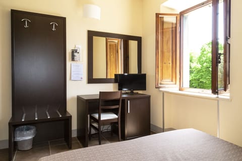 Classic Double or Twin Room, Private Bathroom, Garden View | In-room safe, desk, laptop workspace, blackout drapes