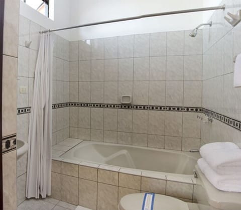 Suite, 1 Double Bed | Bathroom | Shower, free toiletries, hair dryer, towels