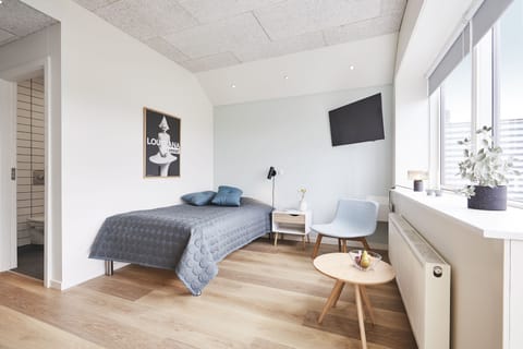 Studio, Balcony | 1 bedroom, soundproofing, iron/ironing board, free WiFi