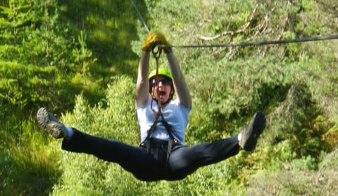 Ziplining