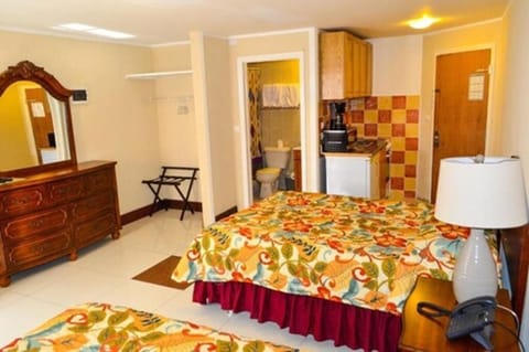 Deluxe Studio, 2 Double Beds | Premium bedding, down comforters, free WiFi, bed sheets