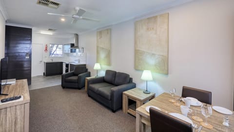 Deluxe Apartment, 1 Bedroom | Living area | Smart TV