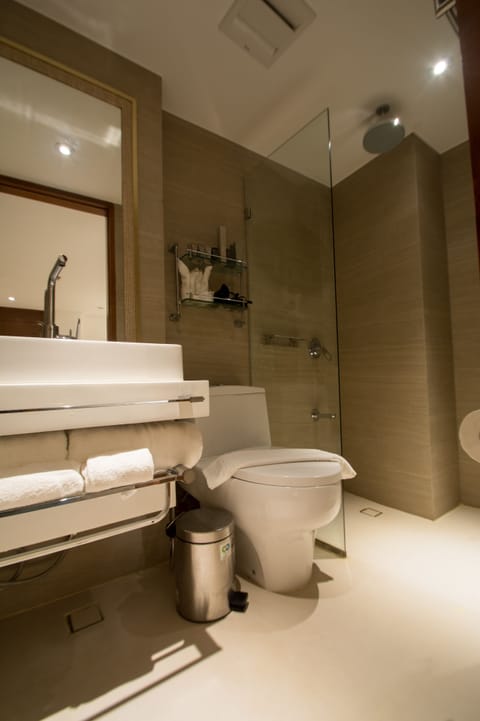 Superior Room 2nd Floor | Bathroom | Shower, rainfall showerhead, free toiletries, hair dryer