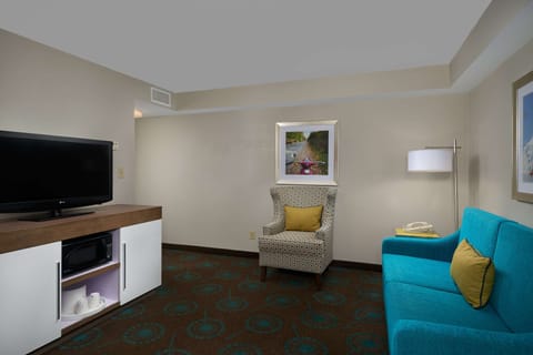 One king suite non smoking | Desk, iron/ironing board, free cribs/infant beds, rollaway beds