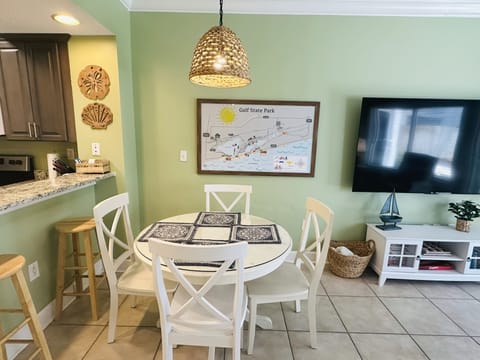 Large trail map of Gulf State Park, which is right across the street