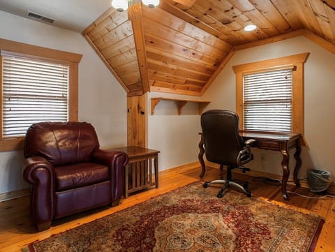 Upper level work area