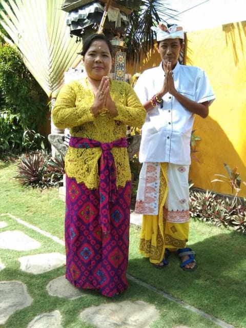 Our Kadek and Bli with their Balinese dress :)