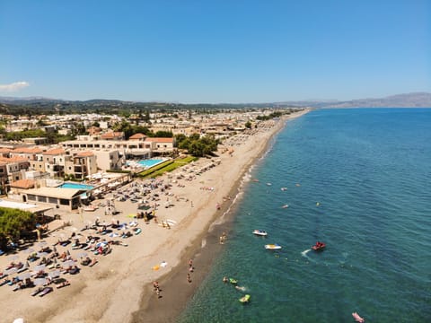 On the beach, beach bar