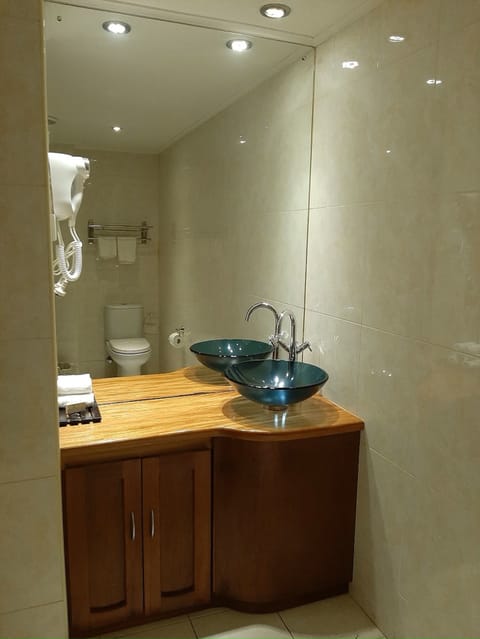 Suite | Bathroom | Shower, eco-friendly toiletries, hair dryer, towels