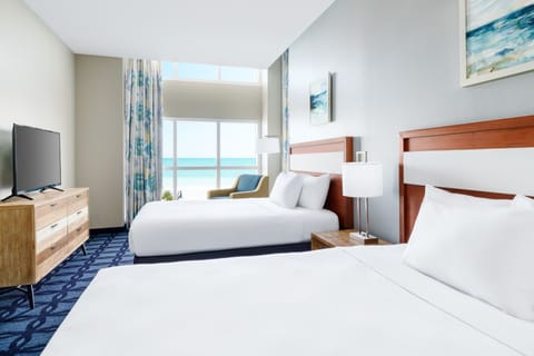 Suite, 2 Bedrooms (Ocean), Oceanfront | In-room safe, desk, blackout drapes, iron/ironing board