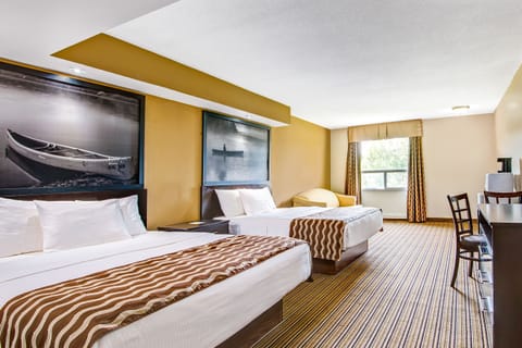 Standard Room, 2 Queen Beds | 1 bedroom, premium bedding, down comforters, memory foam beds