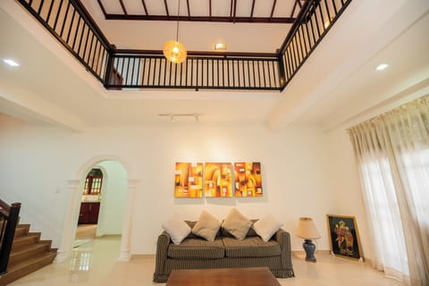 Villa, 4 Bedrooms | Living area | Flat-screen TV, stereo