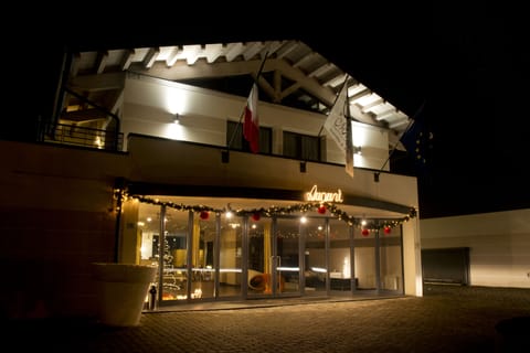 Front of property - evening/night