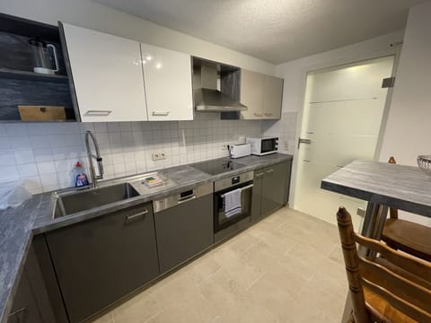 Deluxe Apartment, Private Bathroom, City View (og 2) | Private kitchen