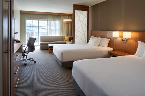 Room, Oceanfront (2 Queen Beds and 1 Sofa Bed) | Premium bedding, down comforters, pillowtop beds, in-room safe