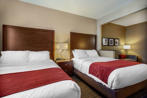 Premium bedding, down comforters, minibar, in-room safe