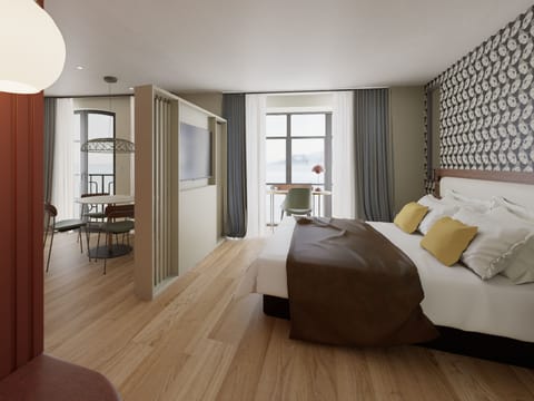 Premium bedding, in-room safe, desk, laptop workspace