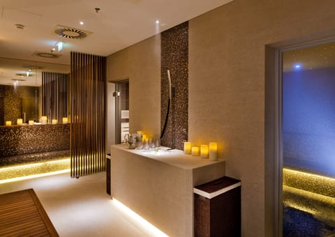 Sauna, body treatments, facials