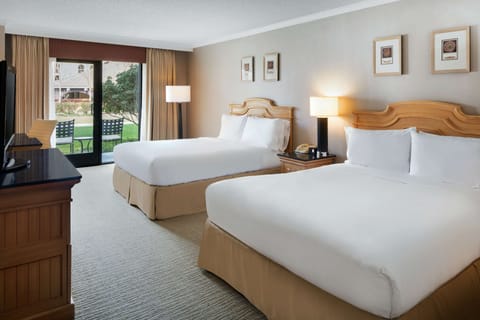 Room, 2 Queen Beds, Lanai | Premium bedding, pillowtop beds, in-room safe, desk