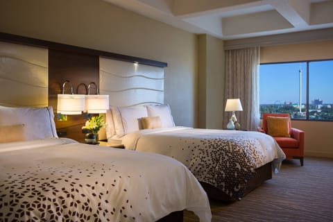 Premium bedding, pillowtop beds, in-room safe, individually decorated