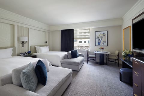 Grand Luxe, Room, 2 Queen Beds | Premium bedding, down comforters, pillowtop beds, minibar