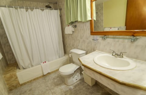 Executive Suite, 1 Bedroom, Ocean View | Bathroom | Shower, rainfall showerhead, free toiletries, hair dryer