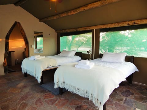 Luxury Twin Room (Luxury Tented Chalets) | 2 bedrooms, premium bedding, bed sheets