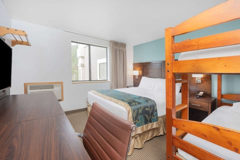 Pillowtop beds, desk, iron/ironing board, rollaway beds