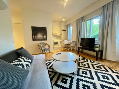 City Apartment, 1 Bedroom, Sauna, Courtyard View | 1 bedroom, individually furnished, laptop workspace, soundproofing