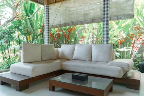 Premier Villa | Living area | 32-inch LCD TV with cable channels, TV