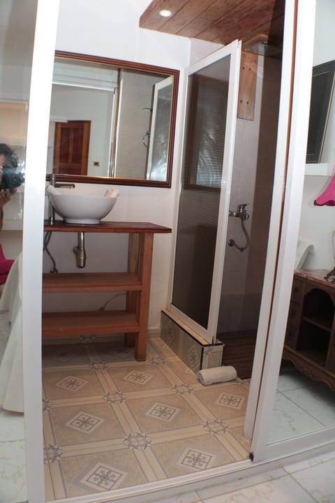 Standard Double Room | Bathroom | Shower, free toiletries, hair dryer, towels