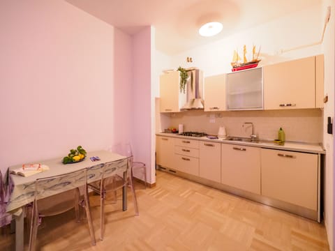 Comfort Apartment, 1 Bedroom | Private kitchen | Stovetop, espresso maker, coffee/tea maker, cleaning supplies