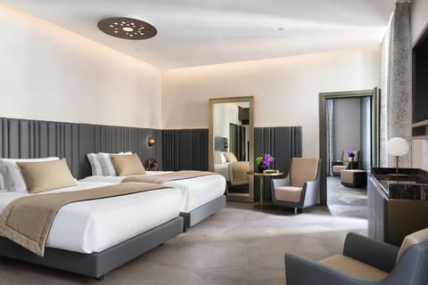 Junior Suite, 1 Bedroom | Frette Italian sheets, premium bedding, down comforters