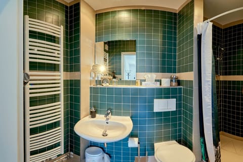 Comfort Double or Twin Room | Bathroom | Shower, free toiletries, slippers, towels