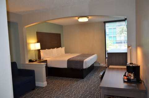 Renovated Executive Building King | Pillowtop beds, in-room safe, individually decorated